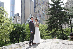 Did you know that Brits can have a legally binding wedding outdoors in Central Park, New York?!