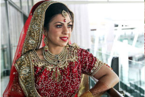 Asian bride at Liverpool wedding venue