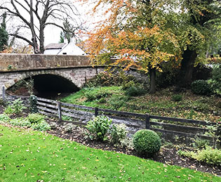 The Bridge Prestbury - outdoors in the grounds