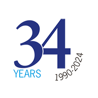 Euromedia 34 year celebrate logo