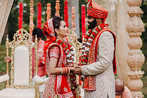 Indian wedding couple - wedding traditions