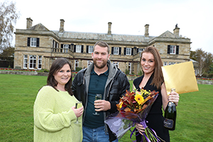 Kirkley Hall wedding day winners are floating on cloud nine