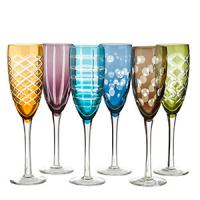 WIN a set of 6 stunning mixed-cuttings champagne glasses from Hurn& Hurn