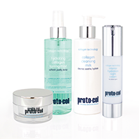 A collection of proto-col skincare products you can win