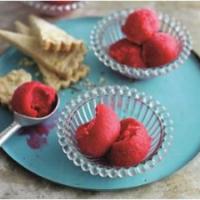 raspberry gin sorbet with lavender thins recipe