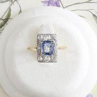 A vintage engagement ring