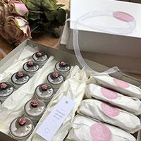 A box of wedding favours from Pretty Little Treats