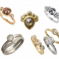 Alexis Dove’s unusual and alternative engagement rings