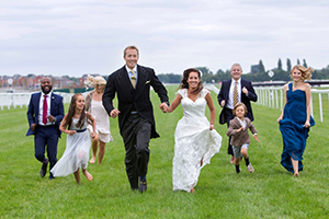 Weddings worthy of a photo finish at racecourse